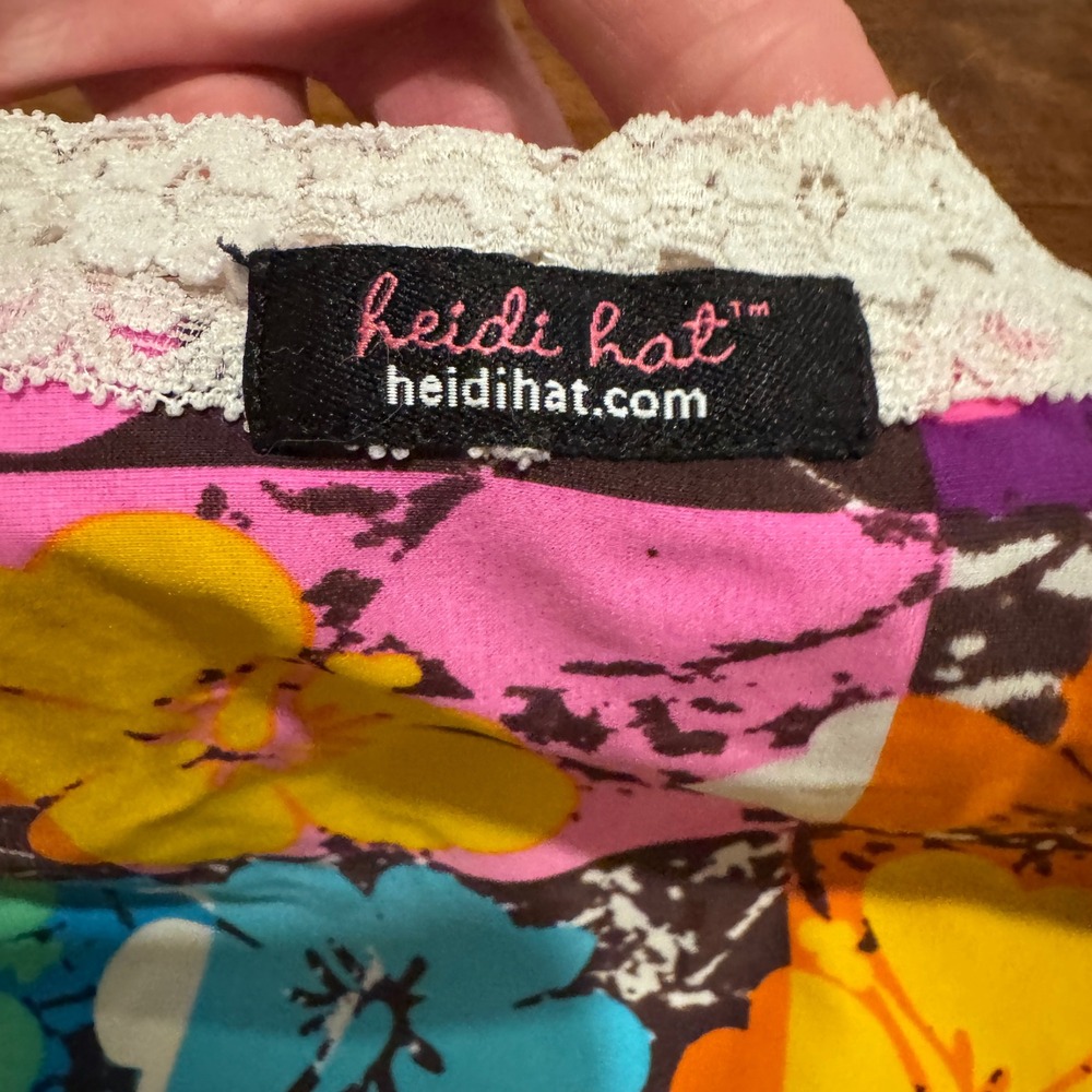 Handmade Wmns Y2K FairyCore Mini Skirt Lace Trim Multi Color Heidi Hat, Aspen CO - Picture 5 of 7